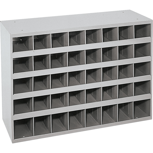 Steel Storage Bin Cabinet, 33-3/4" W x 12" D x 23-7/8" H, Grey Dufferin Supply