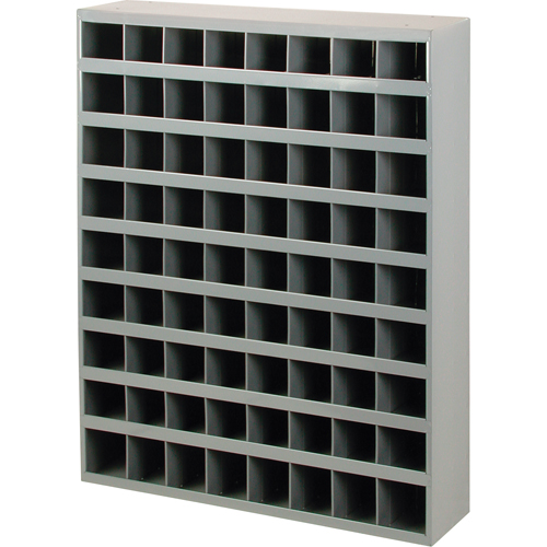 Armoires pour bacs de rangement en acier, 33-3/4" la x 8-1/2" p x 42" h, Gris Dufferin Supply