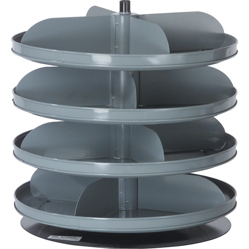 Modules de stockage Rotabin, 60 lb Capacit&eacute; par niveau, 6 Niveau(x), 26-1/8" ha x 17" dia Dufferin Supply