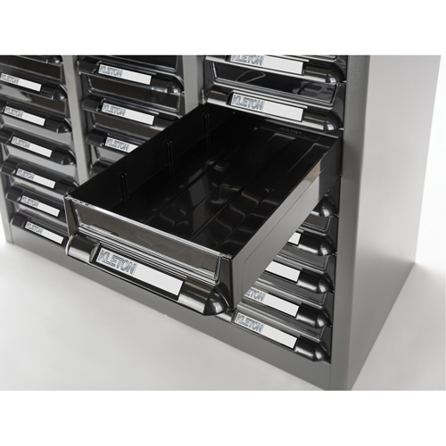 KPC-300 Parts Cabinet, Galvanized Steel, 60 Drawers, 21-3/10" x 10-2/5" x 36-9/10", Grey Dufferin Supply