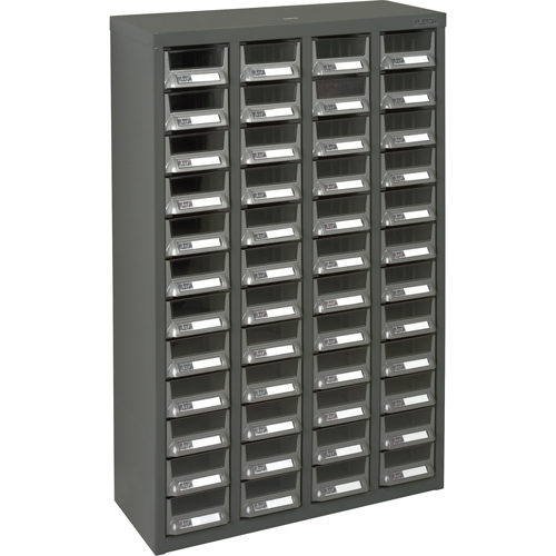Casiers pour pi&egrave;ces KPC-400, Acier galvanis&eacute;, 48 tiroirs, 22-3/5" x 8-7/10" x 36-9/10", Gris Dufferin Supply