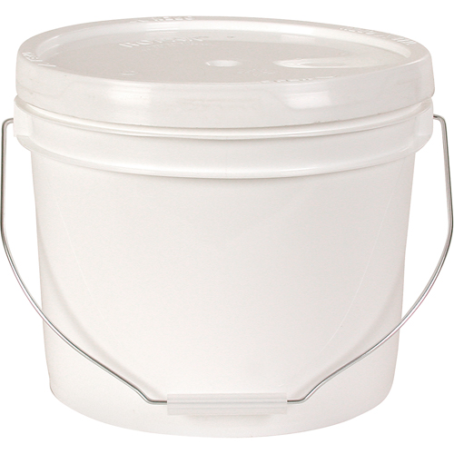 General-Purpose Pail with Lid, Plastic, 3 gal. Dufferin Supply