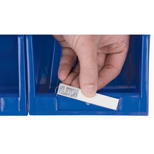 Bac empilable & &agrave; suspendre, 4-13/16" la, 3-3/16" h x 7-1/8" p, Bleu Dufferin Supply