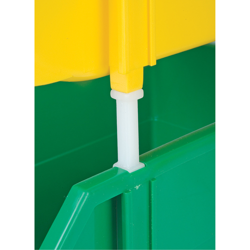 Stack & Hang Bin, 5-7/8" W x 4-11/16" H x 9-13/16" D, Yellow Dufferin Supply