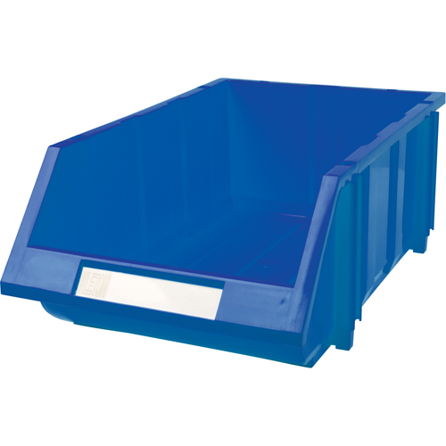 Stack & Hang Bin, 11-13/16" W x 7" H x 17-11/16" D, Blue Dufferin Supply