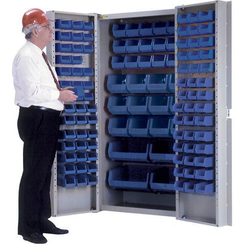 Deep-Door Combination Cabinet, 38" W x 24" D x 72" H, 36 Shelves Dufferin Supply