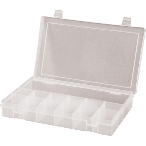 Compact Compartment Cases, 6.75" W x 11" D x 1.75" H, 13 Compartments Dufferin Supply