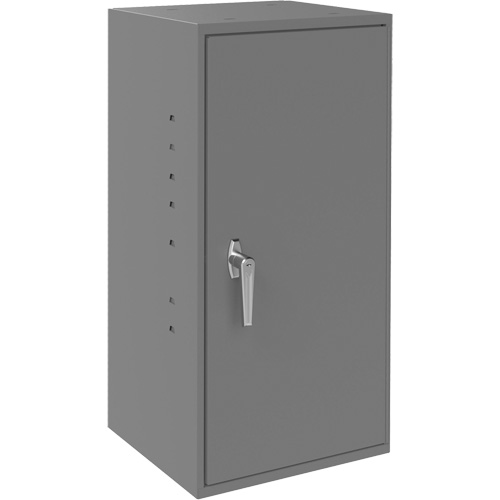 Utility Cabinet, Steel, 2 Shelves, 30" H x 13-3/4" W x 12-3/4" D, Grey Dufferin Supply