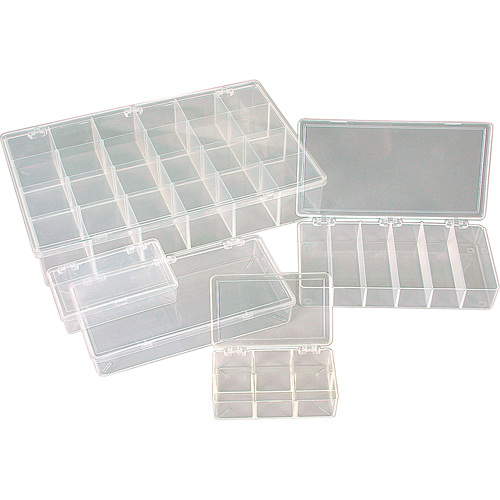 K-Resin Compartment Box, Plastic, 36 Slots, 6-9/16" W x 9-5/8" D x 1-1/2" H, Transparent Dufferin Supply