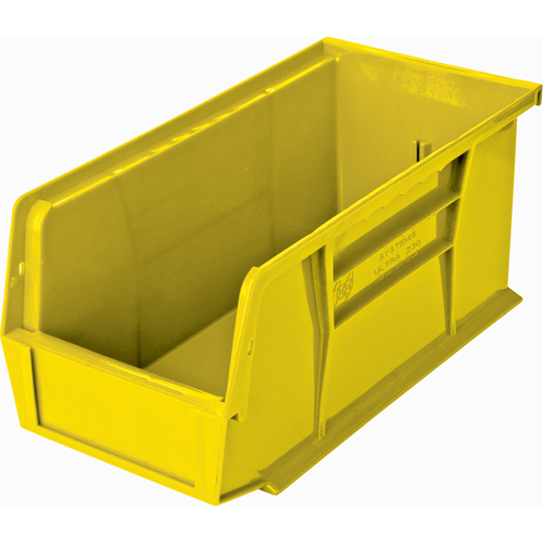 Ultra Stack & Hang Bin, 5-1/2" W x 5" H x 10-7/8" D, Yellow Dufferin Supply