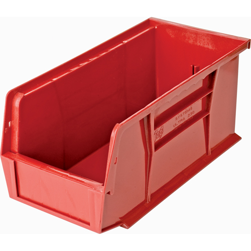 Ultra Stack & Hang Bin, 5-1/2" W x 5" H x 10-7/8" D, Red Dufferin Supply