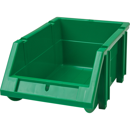 Bac empilable & &agrave; suspendre, 4-13/16" la, 3-3/16" h x 7-1/8" p, Vert Dufferin Supply