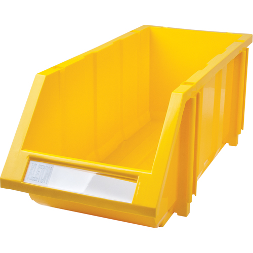 Stack & Hang Bin, 7-7/8" W x 7" H x 17-11/16" D, Yellow Dufferin Supply