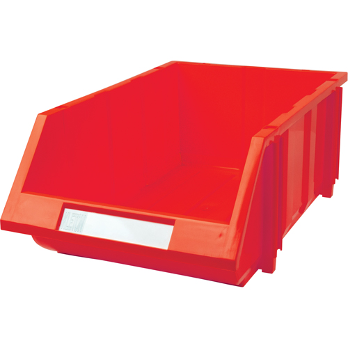 Bac empilable & &agrave; suspendre, 11-13/16" la, 7" h x 17-11/16" p, Rouge Dufferin Supply