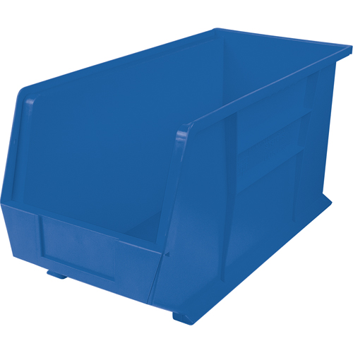 Ultra Stack & Hang Bin, 8-1/4" W x 9" H x 18" D, Blue Dufferin Supply