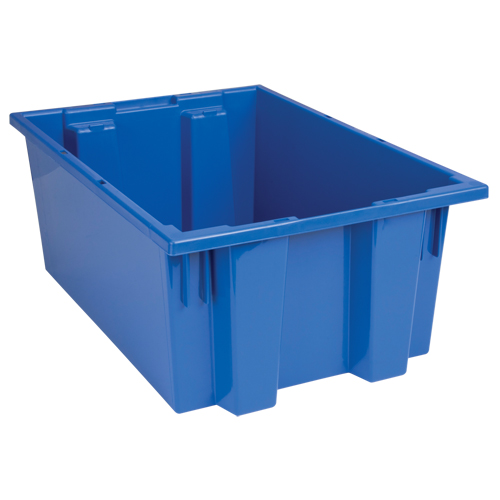Contenants Stack & Nest, 8" x 19,5" x 13,5", Bleu Dufferin Supply