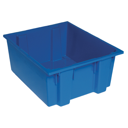Contenants Stack & Nest, 10" x 23,5" x 19,5", Bleu Dufferin Supply