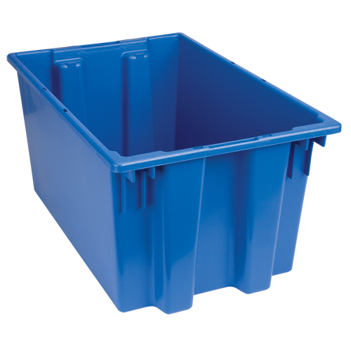 Contenants Stack & Nest, 12" x 23,5" x 15,5", Bleu Dufferin Supply