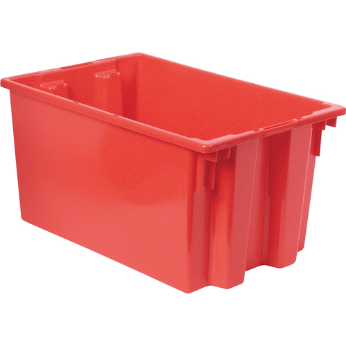 Contenants Stack & Nest, 12" x 23,5" x 15,5", Rouge Dufferin Supply