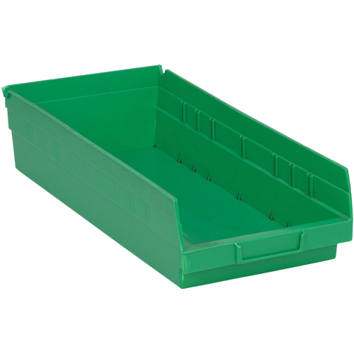 Bacs pour tablette, 8-1/8" la x 4" H x 17-7/8" p, Vert, Capacit&eacute; 40 lb Dufferin Supply
