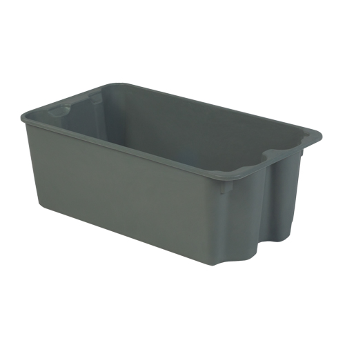 Contenants Stack-N-Nest de Plexton, 16,9" la x 30,6" p x 11,1" h, Gris Dufferin Supply