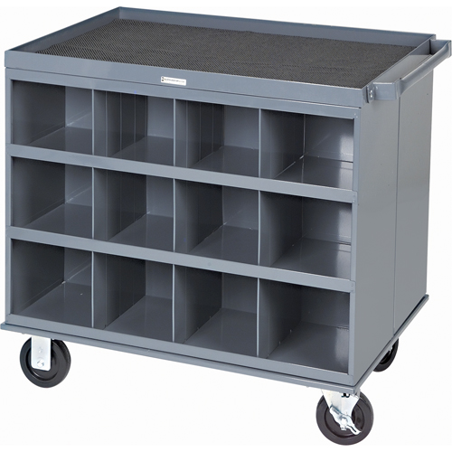 Heavy-Duty 2-Sided Mobile Carts/Work Stations, 1000 lbs. Capacity, 34" x W, 32" x H, 24" D, All-Welded Dufferin Supply