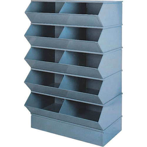 Syst&egrave;mes sectionnels &agrave; assembler, Cap. 5000 lb, 37" la x 24" p x 55" h, Bleu Dufferin Supply