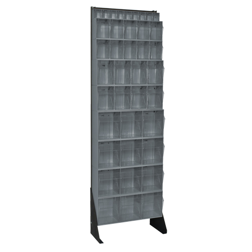 Tip-Out Bins Stand, 23-5/8" W x 8" D x 75" H, 36 Drawers Dufferin Supply