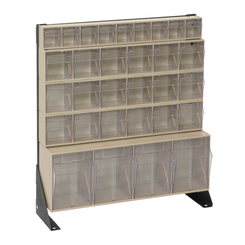 Support pour bacs basculants, 23-5/8" la x 8" p x 28" h, 31 tiroirs Dufferin Supply