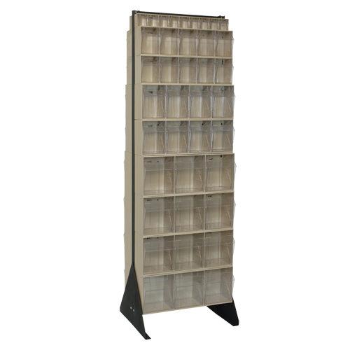 Support pour bacs basculants, 23-5/8" la x 16" p x 75" h, 72 tiroirs Dufferin Supply