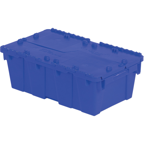 Contenants de distribution Flipak en plastique poly&eacute;thyl&egrave;ne (PE), 19,7" x 11,8" x 7,3", Bleu Dufferin Supply