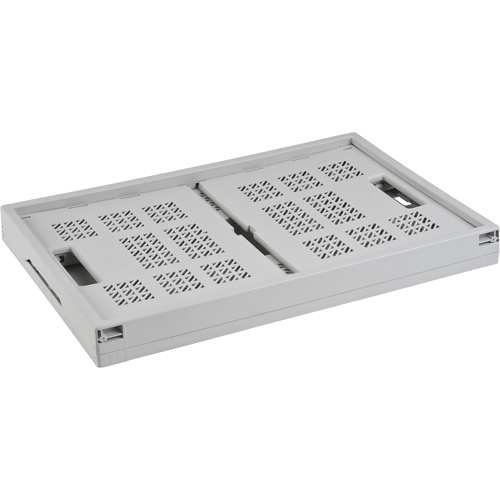 Bac repliable, 21" lo x 14" la x 10,5" h, Gris Dufferin Supply