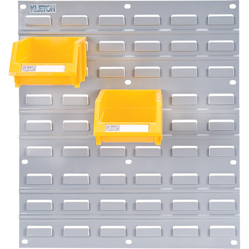 Panneau perfor&eacute; en m&eacute;tal pour bacs, 16 bacs, 18" la x 1/8" p x 19" h Dufferin Supply
