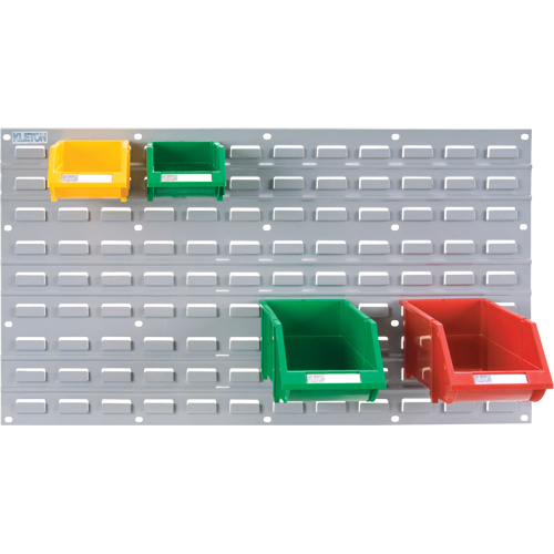 Panneau perfor&eacute; en m&eacute;tal pour bacs, 32 bacs, 36" la x 1/8" p x 19" h Dufferin Supply