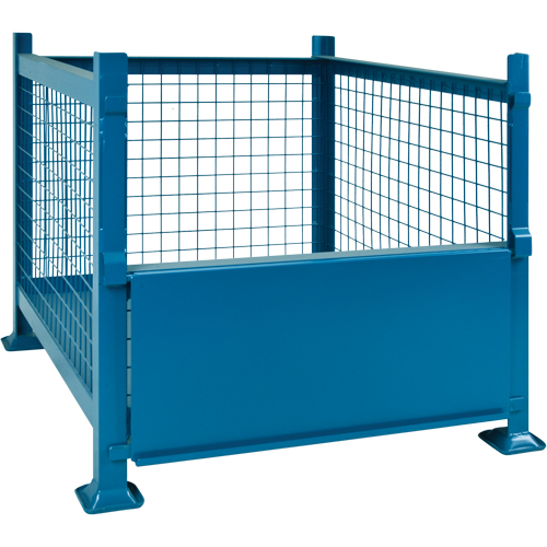 Bulk Stacking Containers, 34.5" W x 40.5" D x 30" H, 3000 lbs. Capacity Dufferin Supply