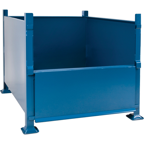 Contenants de vrac empilables, 30" ha x 40,5" la x 48,5" p, Capacit&eacute; de 3500 lb Dufferin Supply