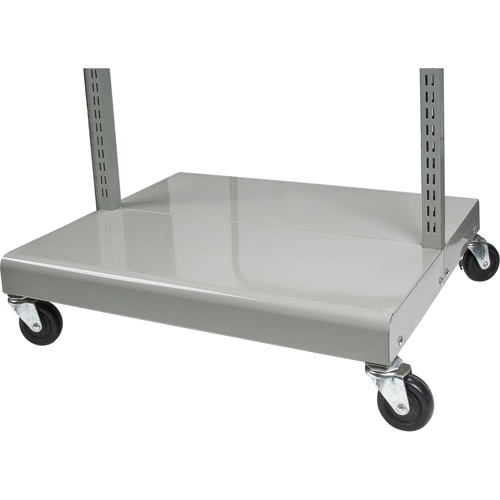 Servante mobile de bacs &agrave; plateaux inclinables - chariot seulement, &agrave; deux c&ocirc;t&eacute;s, 26-1/4" la x 22" p x 57-1/2" h Dufferin Supply