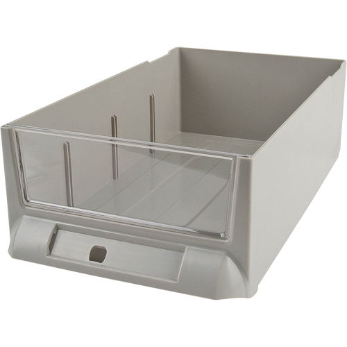 Tiroir de rechange pour armoires de pi&egrave;ces KPC-200, Plastique, 5-3/8" la x 9-13/16" p, 3-3/10" h, Gris Dufferin Supply
