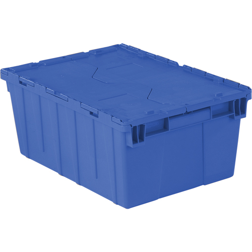 Contenants de distribution Flipak en plastique poly&eacute;thyl&egrave;ne (PE), 21,9" x 15,2" x 9,3", Bleu Dufferin Supply