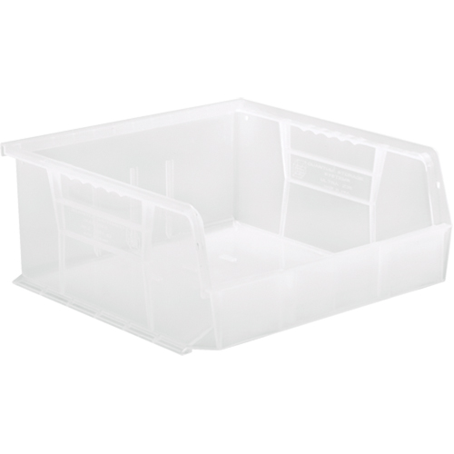 Clear-View Ultra Stack & Hang Bin, 11" W x 5" H x 10-7/8" D, Clear Dufferin Supply