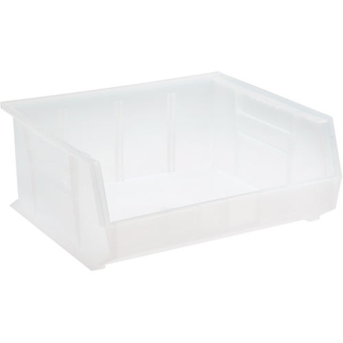 Clear-View Ultra Stack & Hang Bin, 16-1/2" W x 7" H x 14-3/4" D, Clear Dufferin Supply