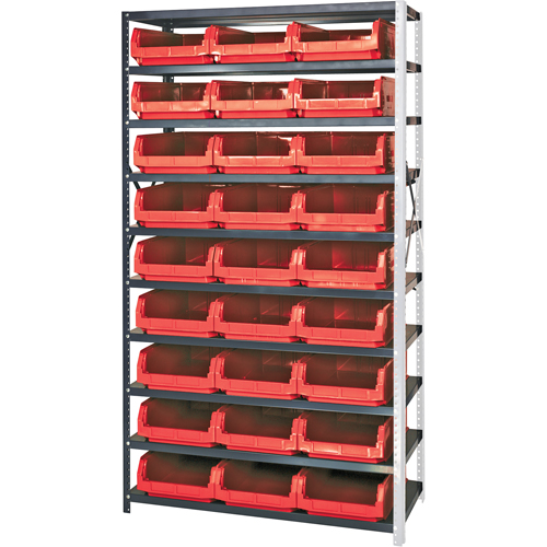 &eacute;l&eacute;ment de rayonnage avec bacs empilables, Acier, Bac Magnum, Capacit&eacute; 650 lb, 42" la x 76" h Dufferin Supply