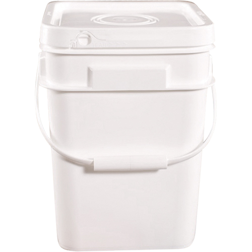 Seau carr&eacute;, Plastique, 4 gal. Dufferin Supply