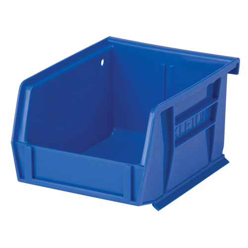 Stack & Hang Bin, 4-1/8" W x 3" H x 5-3/8" D, Blue Dufferin Supply