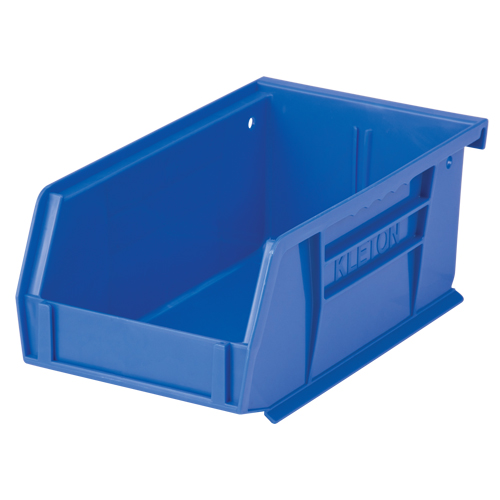 Stack & Hang Bin, 4-1/8" W x 3" H x 7-3/8" D, Blue Dufferin Supply
