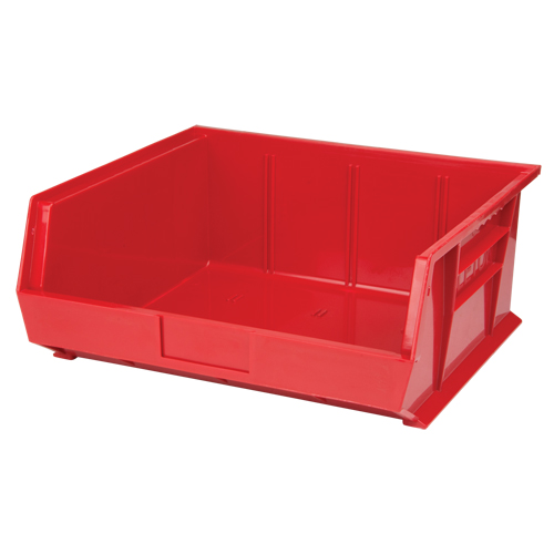 Stack & Hang Bin, 16-1/2" W x 7" H x 14-3/4" D, Red Dufferin Supply