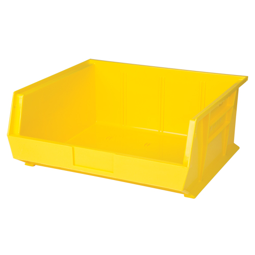 Stack & Hang Bin, 16-1/2" W x 7" H x 14-3/4" D, Yellow Dufferin Supply