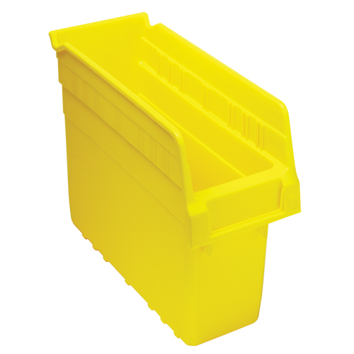 Bacs pour &eacute;tag&egrave;re Store-Max, 4-3/8" la x 8" H x 11-5/8" p, Jaune, Capacit&eacute; 44 lb Dufferin Supply
