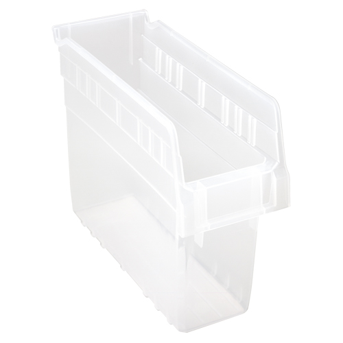 Bacs pour &eacute;tag&egrave;re Store-Max, 4-3/8" la x 8" H x 11-5/8" p, Transparent, Capacit&eacute; 44 lb Dufferin Supply