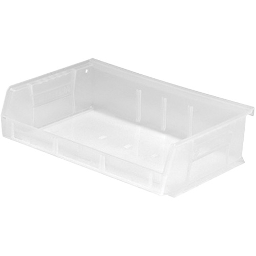 Ultra Stack & Hang Bin, 7-3/8" W x 3" H x 11" D, Clear Dufferin Supply